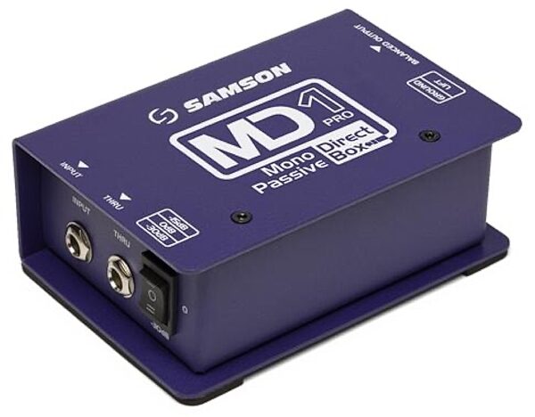 open zoom image for Samson MD1 Pro Mono Passive Direct Box, New, Main